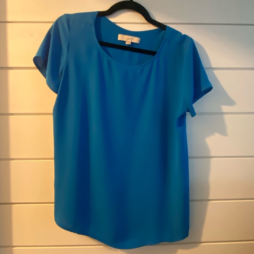 Royal blue shirt